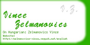 vince zelmanovics business card